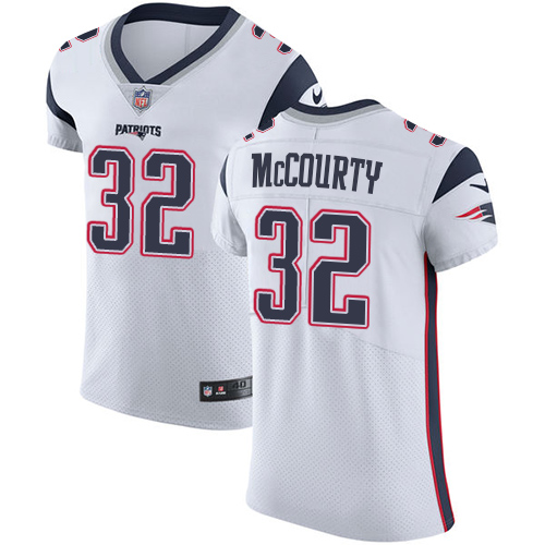 Nike Patriots #32 Devin McCourty White Men's Stitched NFL Vapor Untouchable Elite Jersey - Click Image to Close